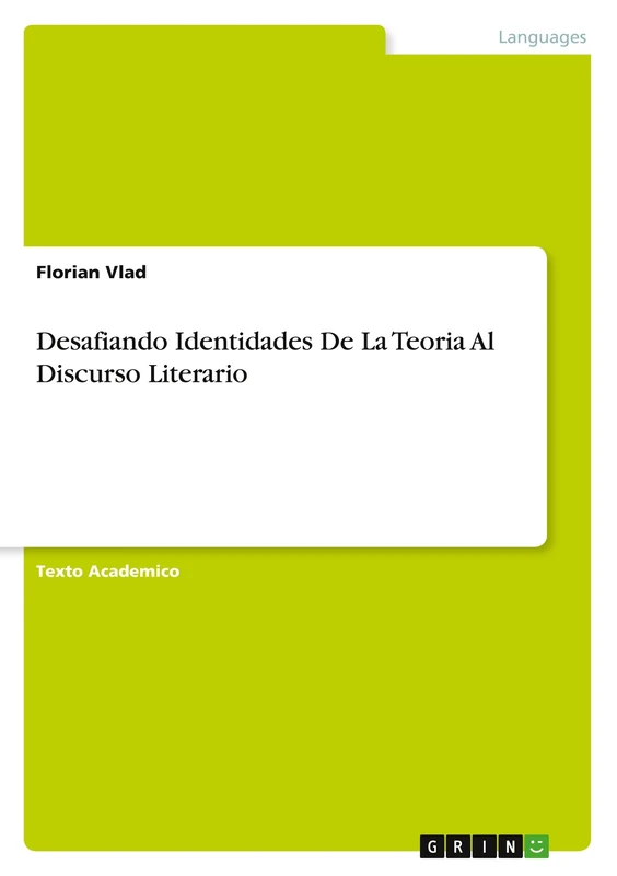 Desafiando Identidades De La Teoria Al Discurso Literario