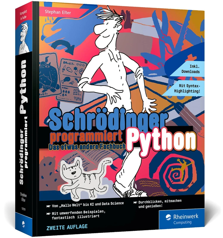 Schrödinger programmiert Python: Das etwas andere Fachbuch. Im Comic-Stil programmieren mit Python lernen