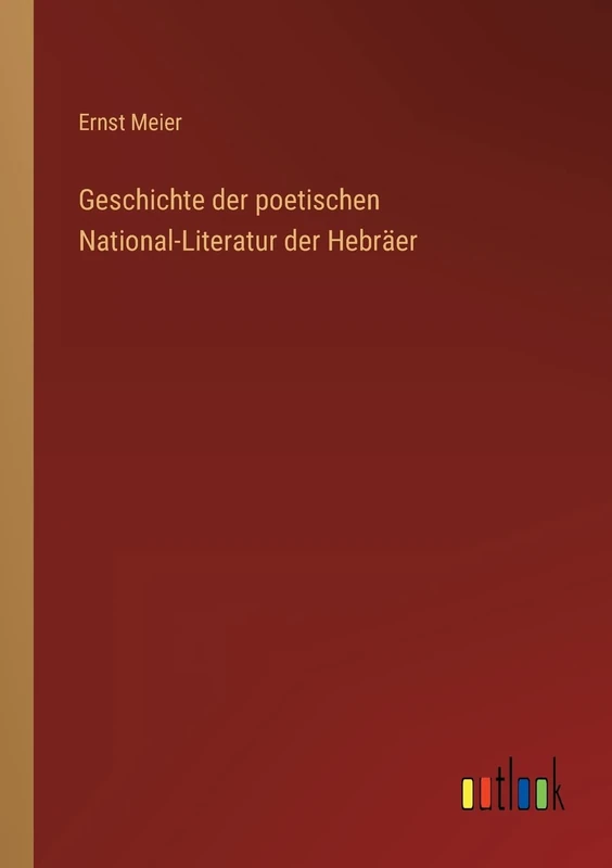 Geschichte der poetischen National-Literatur der Hebräer