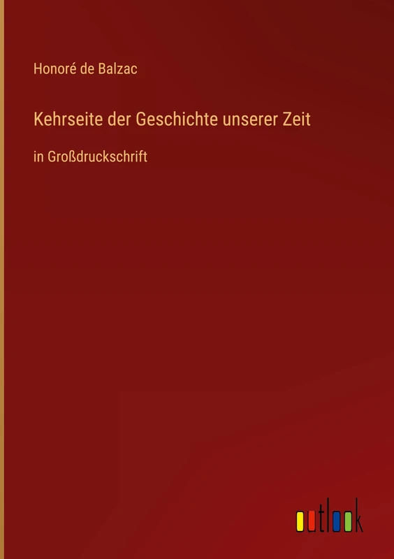 Kehrseite der Geschichte unserer Zeit: in Großdruckschrift