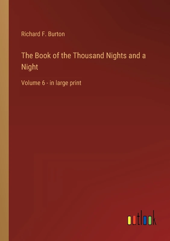 The Book of the Thousand Nights and a Night: Volume 6 - in large print