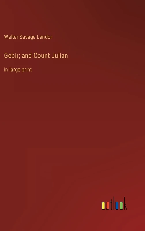 Gebir; and Count Julian: in large print - Image 1