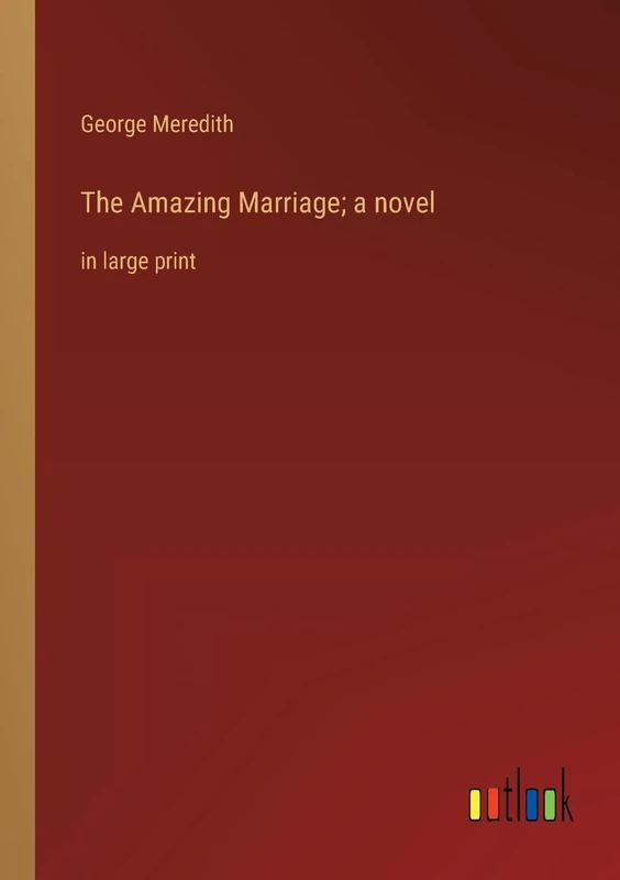 The Amazing Marriage; a novel: in large print - Image 1