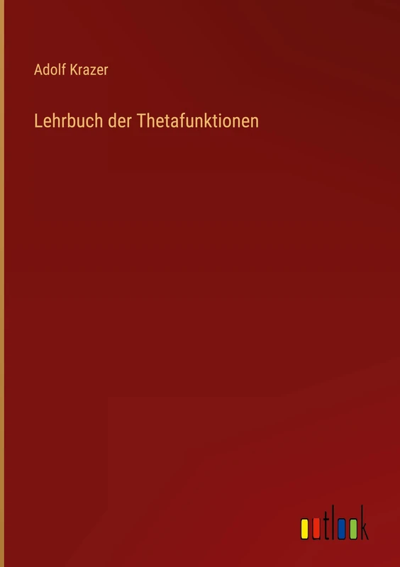Lehrbuch der Thetafunktionen - Image 1
