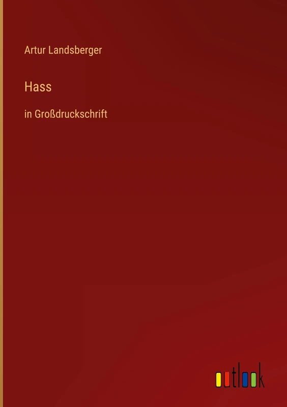Hass: in Großdruckschrift