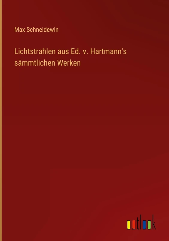 Lichtstrahlen aus Ed. v. Hartmann's sämmtlichen Werken - Image 1