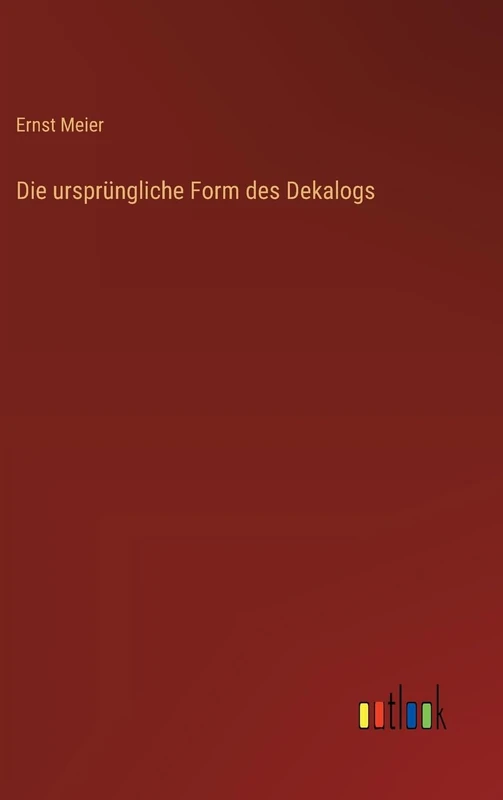 Die ursprüngliche Form des Dekalogs - Image 1
