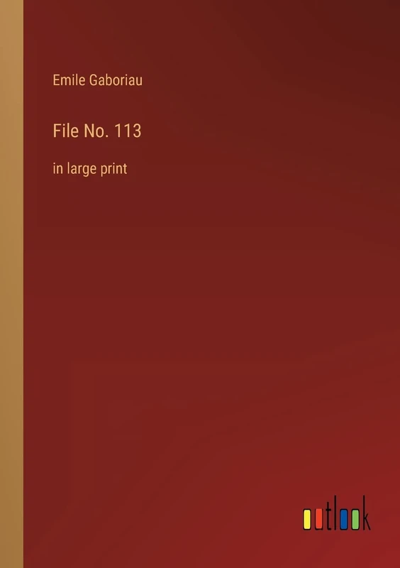 File No. 113: in large print