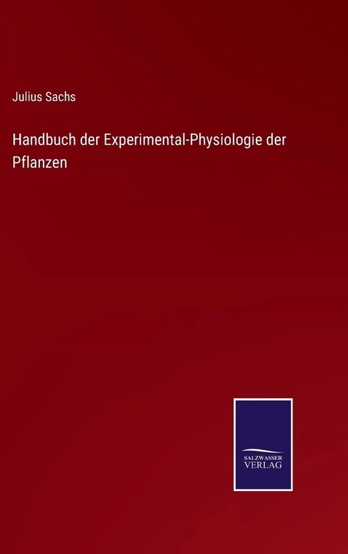 Handbuch der Experimental-Physiologie der Pflanzen - Image 1