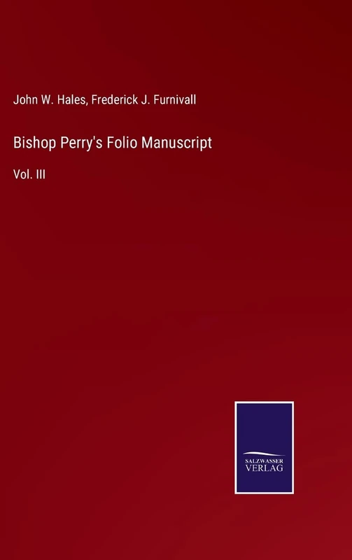 Bishop Perry's Folio Manuscript: Vol. III - Image 1