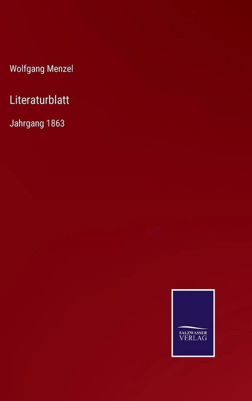 Literaturblatt: Jahrgang 1863