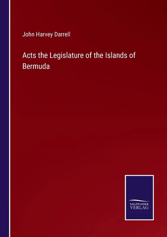 Acts the Legislature of the Islands of Bermuda - Image 1