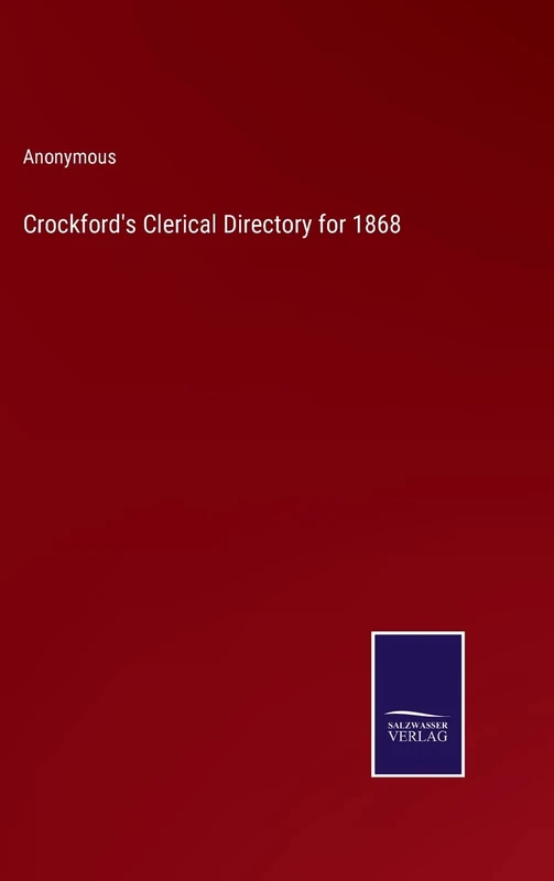 Crockford's Clerical Directory for 1868