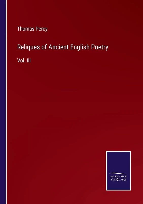Reliques of Ancient English Poetry: Vol. III - Image 1
