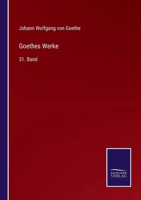 Goethes Werke: 31. Band - Image 1