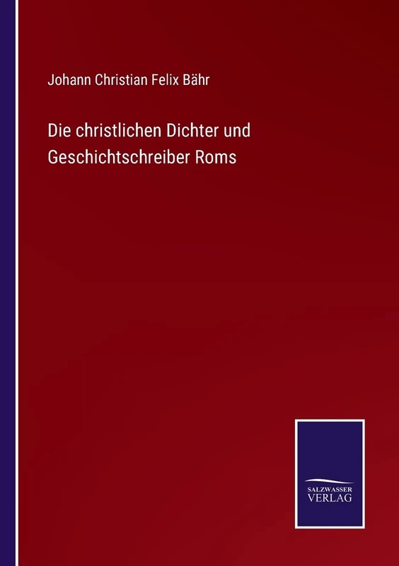Die christlichen Dichter und Geschichtschreiber Roms - Image 1