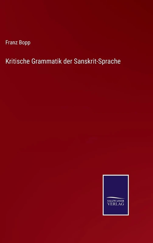 Kritische Grammatik der Sanskrit-Sprache - Image 1