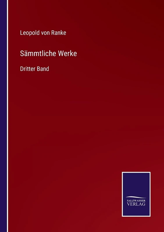 Sämmtliche Werke: Dritter Band