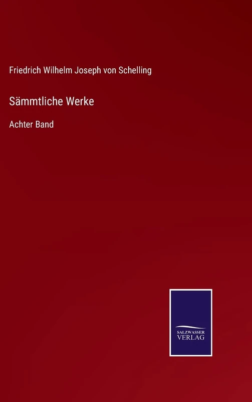 Sämmtliche Werke: Achter Band - Image 1