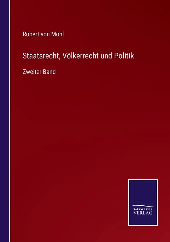 Staatsrecht, Völkerrecht und Politik: Zweiter Band - Image 1