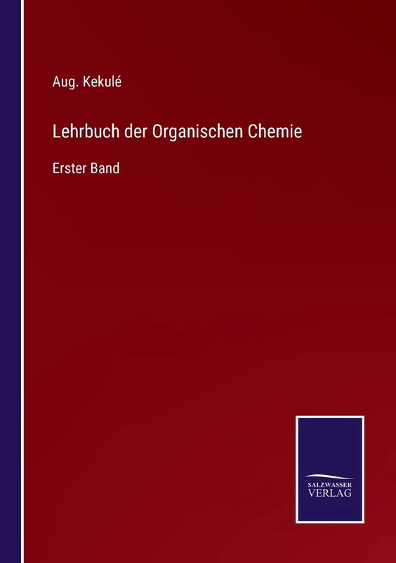 Lehrbuch der Organischen Chemie: Erster Band - Image 1