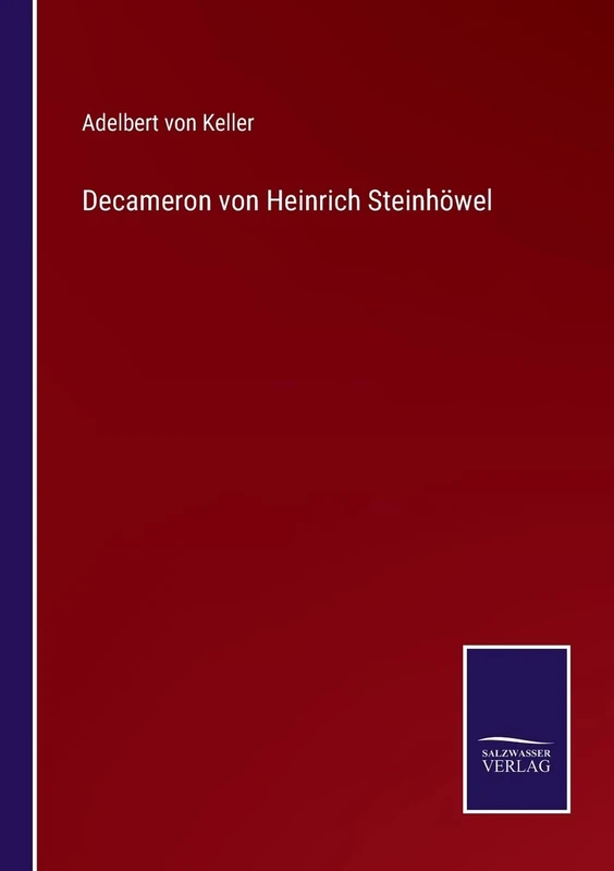 Decameron von Heinrich Steinhöwel