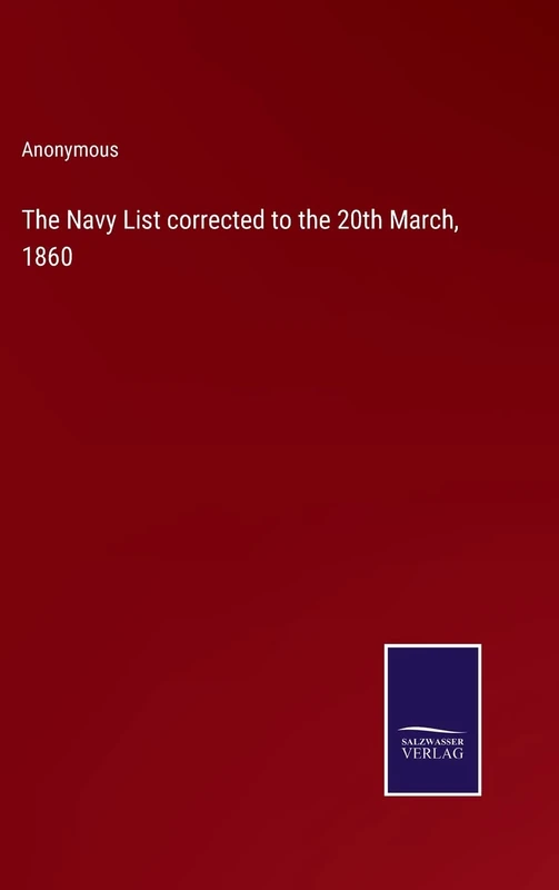 The Navy List corrected to the 20th March, 1860 - Image 1