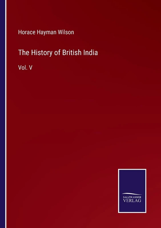 The History of British India: Vol. V - Image 1