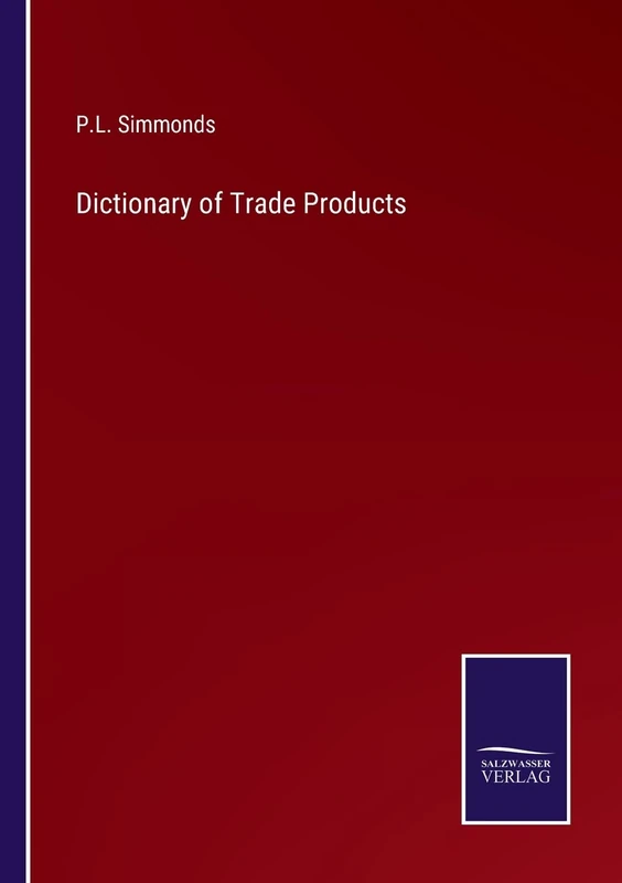 Dictionary of Trade Products - Image 1