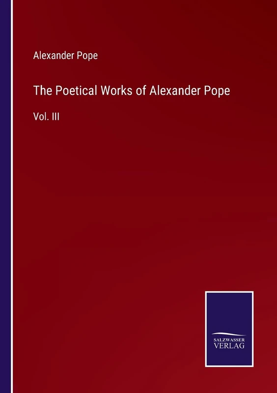 The Poetical Works of Alexander Pope: Vol. III - Image 1