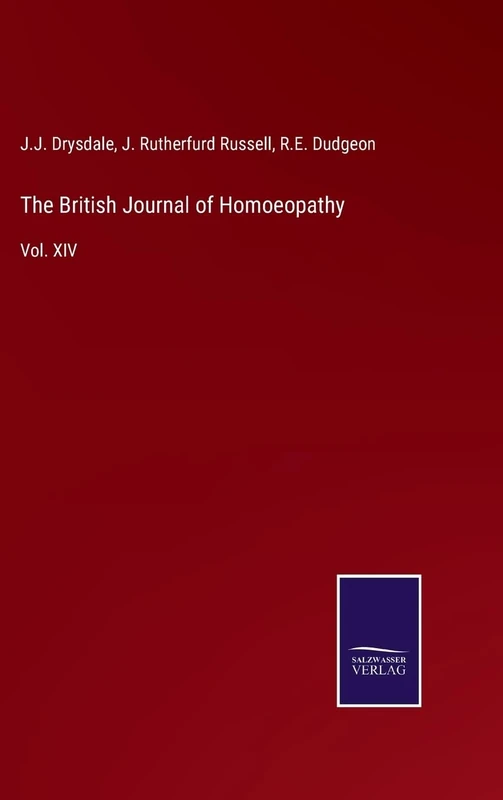 The British Journal of Homoeopathy: Vol. XIV - Image 1