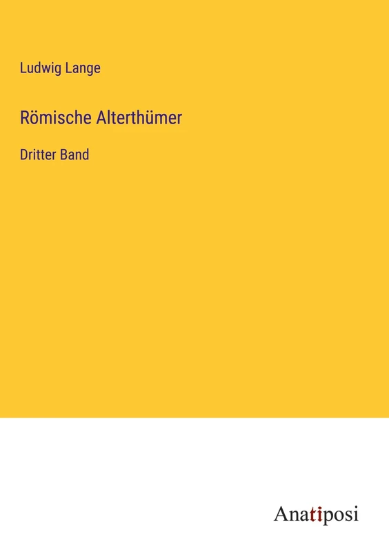 Römische Alterthümer: Dritter Band - Image 1