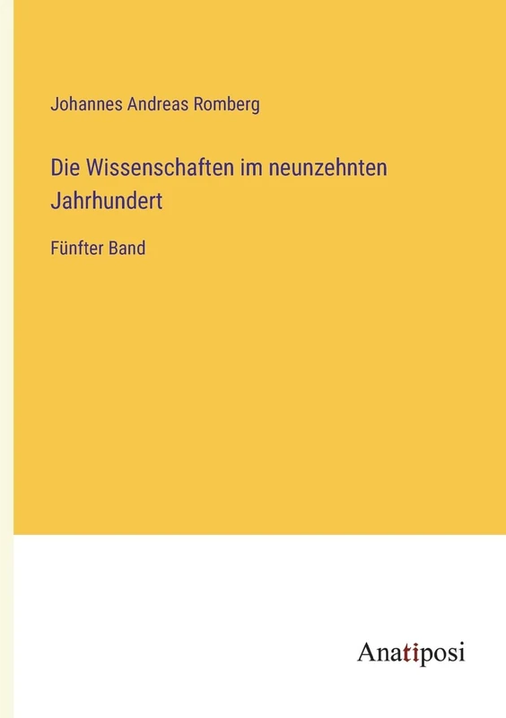 Die Wissenschaften im neunzehnten Jahrhundert: Fünfter Band - Image 1