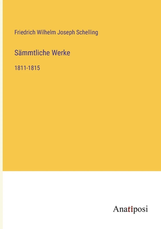 Sämmtliche Werke: 1811-1815