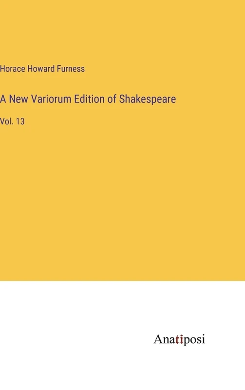 A New Variorum Edition of Shakespeare: Vol. 13 - Image 1