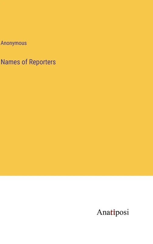 Names of Reporters - Image 1