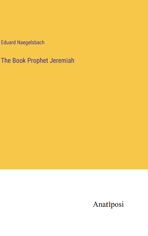 The Book Prophet Jeremiah