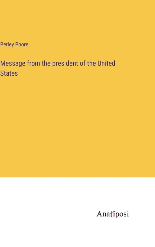 Message from the president of the United States