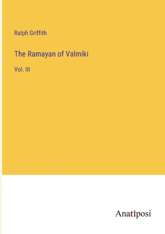 The Ramayan of Valmiki: Vol. III - Image 1