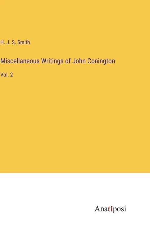 Miscellaneous Writings of John Conington: Vol. 2 - Image 1