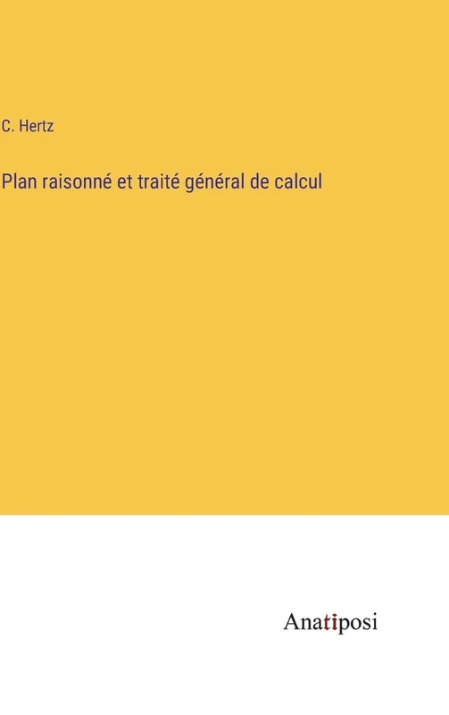 Plan raisonné et traité général de calcul - Image 1