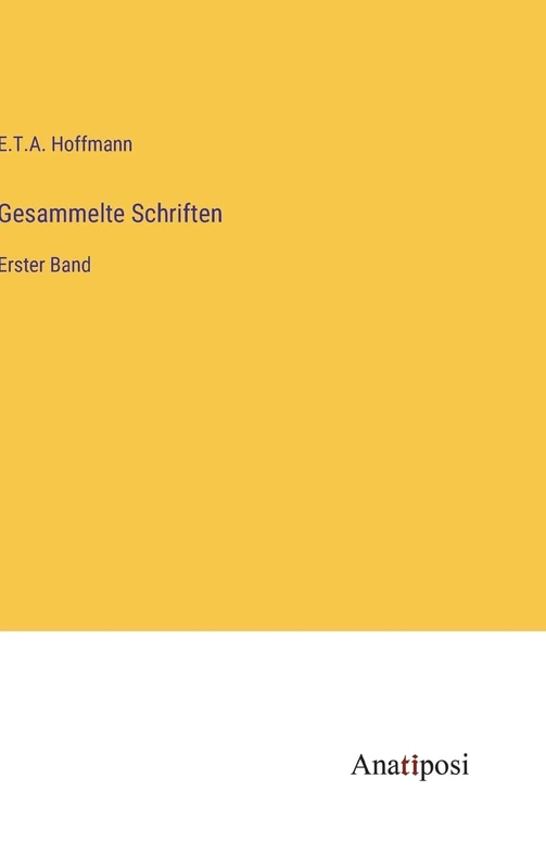 Gesammelte Schriften: Erster Band