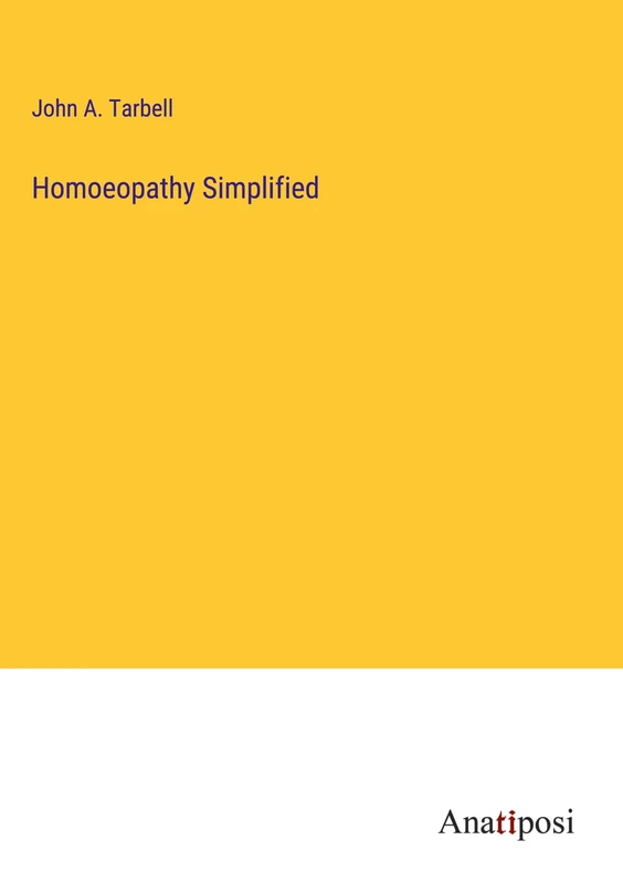 Homoeopathy Simplified