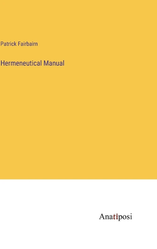 Hermeneutical Manual - Image 1