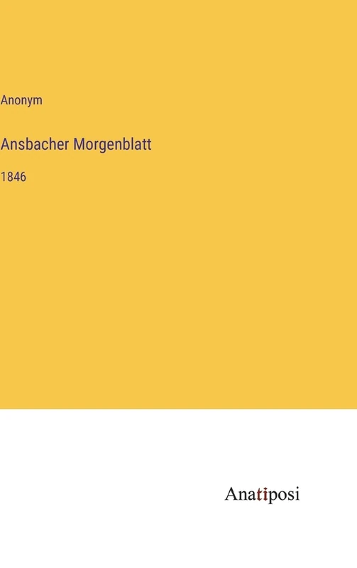 Ansbacher Morgenblatt: 1846
