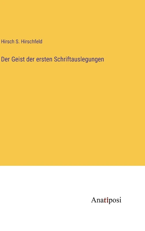 Der Geist der ersten Schriftauslegungen