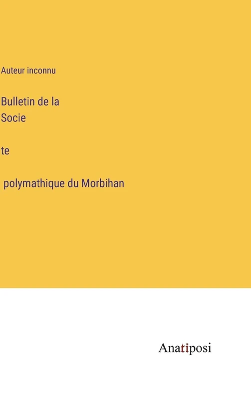 Bulletin de la Société polymathique du Morbihan - Image 1