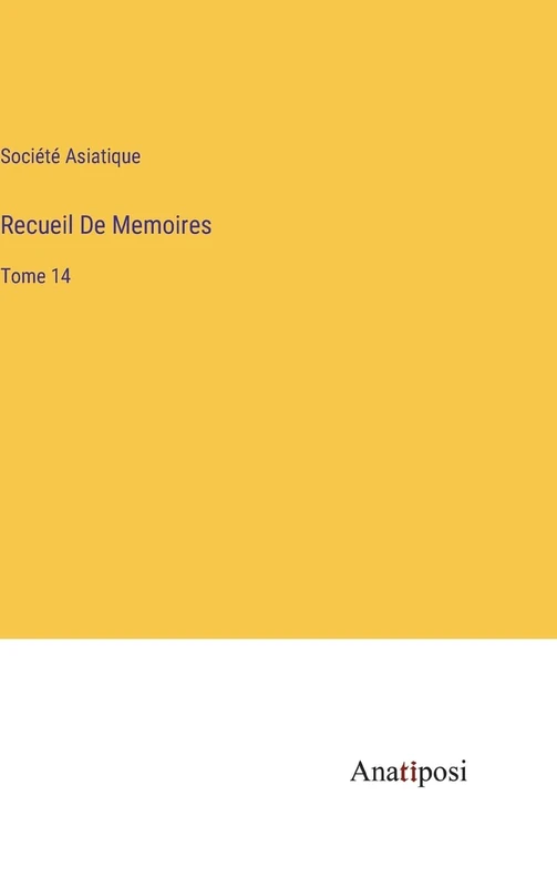 Recueil De Memoires: Tome 14 - Image 1