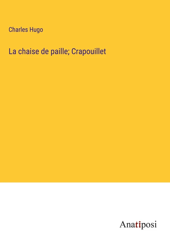 La chaise de paille; Crapouillet - Image 1