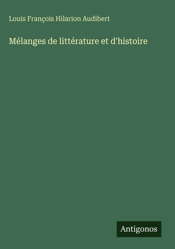 Mélanges de littérature et d'histoire - Image 1